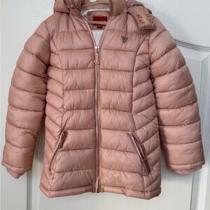 Guess Blush Puffer Jacket for Kids